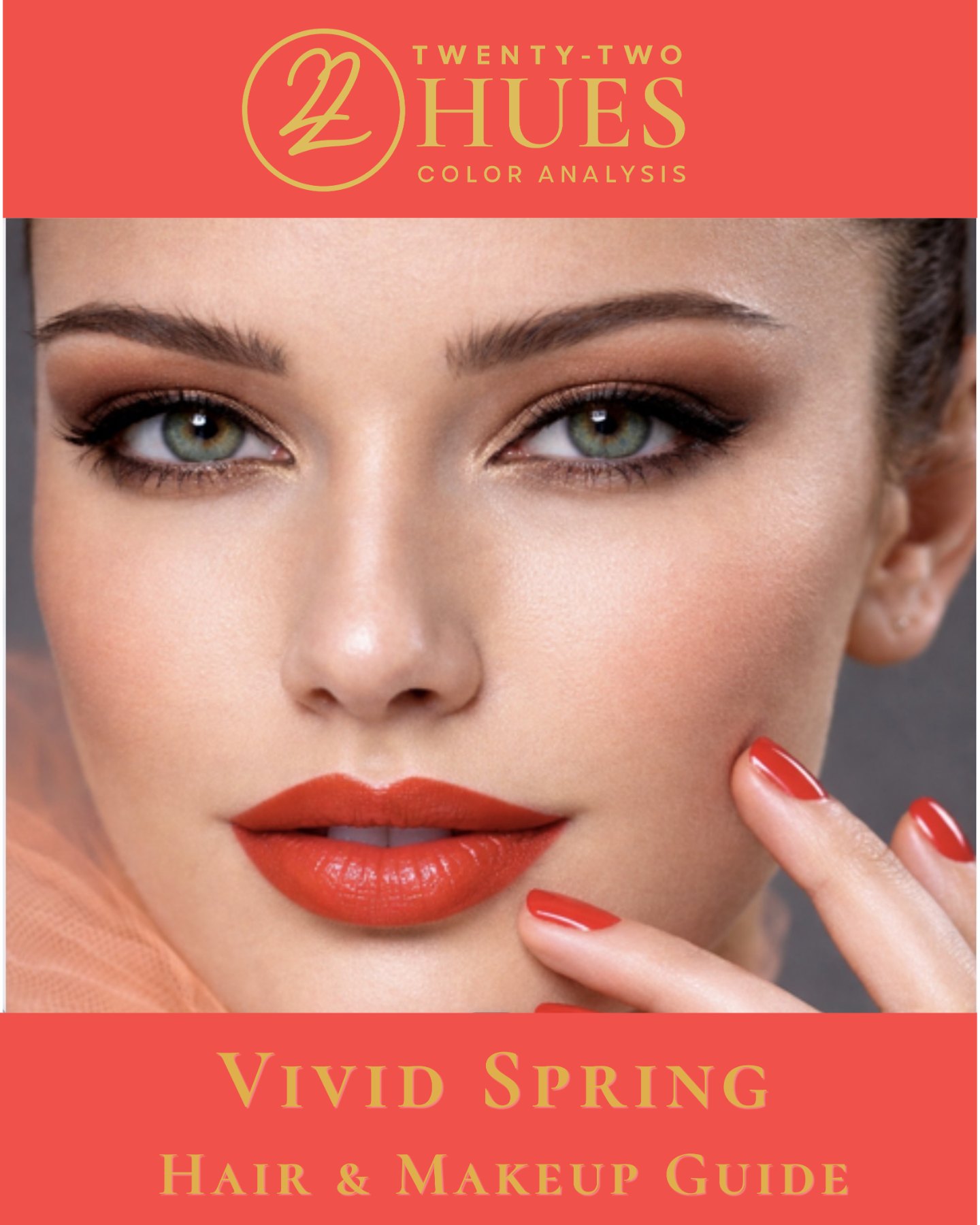 Vivid Spring Type Hair and Makeup Guide