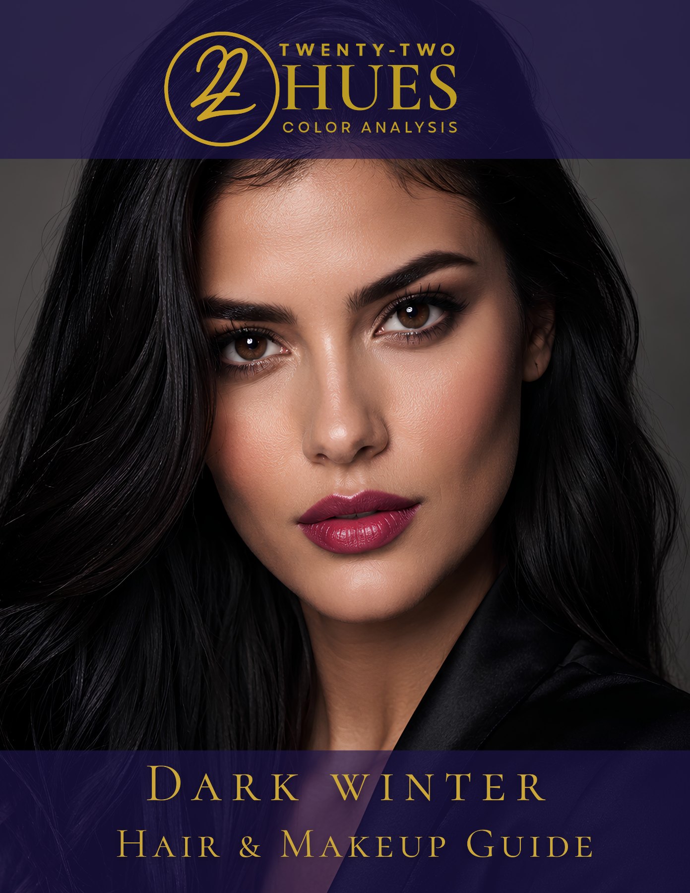 Dark Winter Hair and Makeup Guide